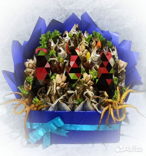 Мужской рыбный букет