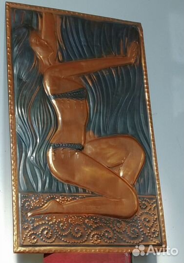 Картина медная чеканка СССР