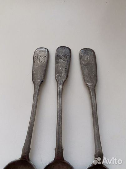 Ложка столовая серебро 84