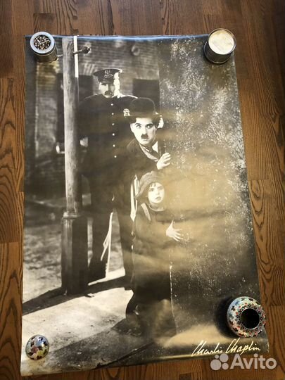 2 постера: Beatles и Чарли Чаплин, цена за оба