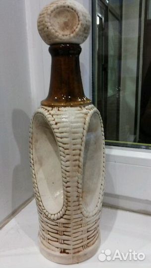 Бутылка керамическая коллекционная