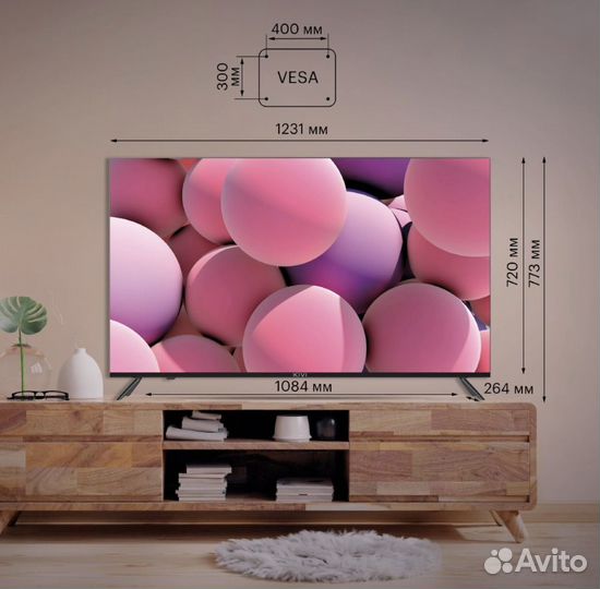 Телевизор Kiwi smart 55 дюймов
