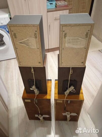 Колонки Вега 25AC-109+Radiotehnika S30+Комета 25AC