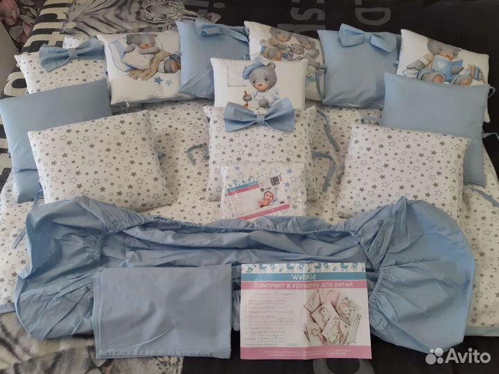 Бортики в детскую кроватку