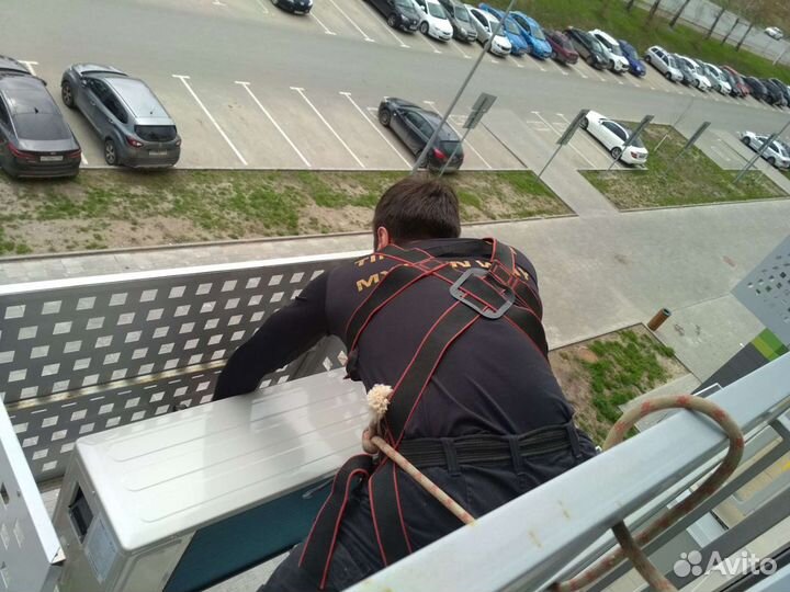 Установка кондиционера, бризера, сплит-системы