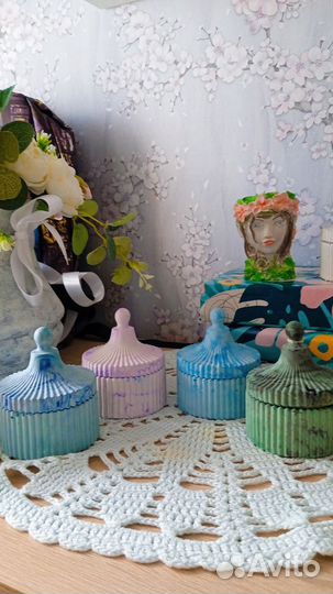 Шкатулки из гипса