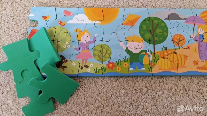 Большой пакет пазлов для малышей