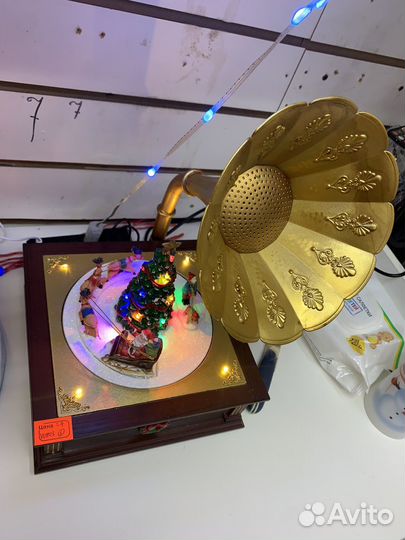 Светодиод «Граммофон» 22 х 24 х 38 см, новогодняя