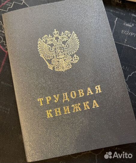 Трудовая книжка TK-II (TK-2), чистый бланк