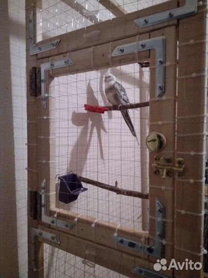 Большая клетка вольер для средних попугаев