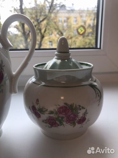 Заварочный чайник и сахарница СССР