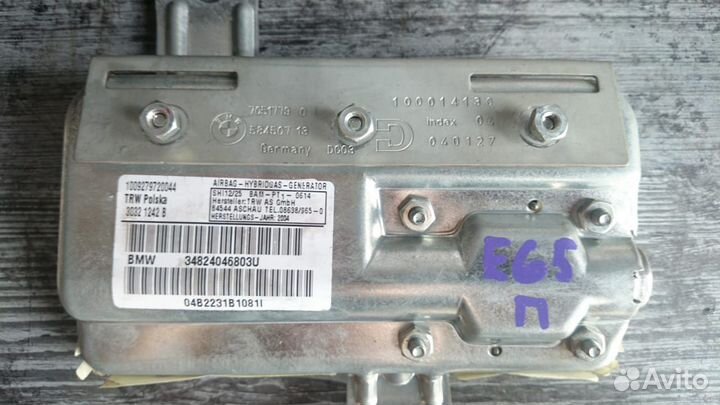 Подушки безопасности airbag BMW 7 E65
