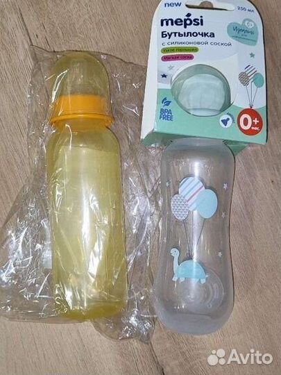 Бутылочки для кормления с узким горлом новые