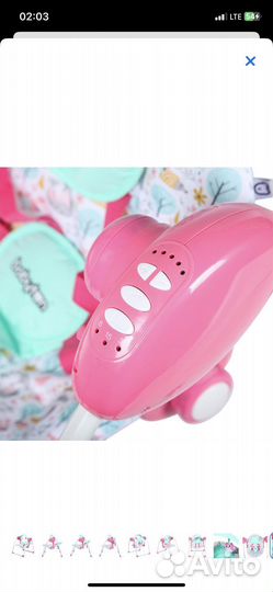 Детские электрокачели babyton