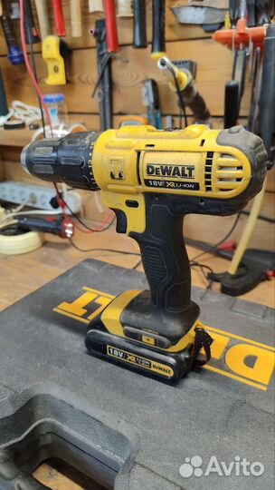 Аккумуляторная дрель шуруповерт dewalt 18в