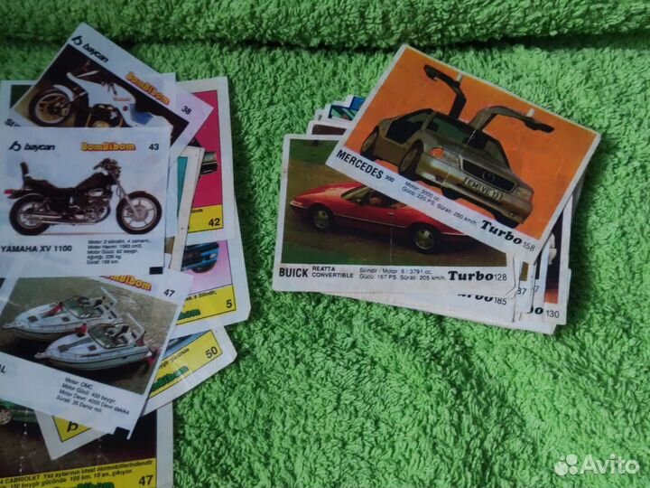 Вкладыши от жвачек Turbo