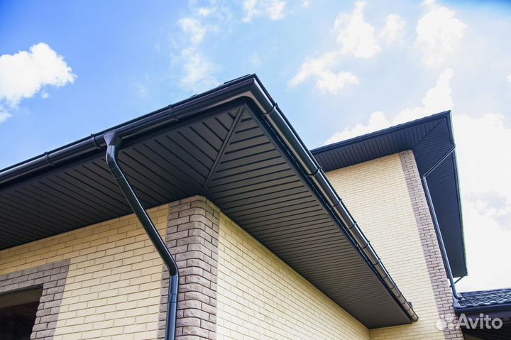 Софит полная перфорация Quarzit 0,5 мм, Цвет Ral 7024, Покрытие Quarzit с пленкой, Толщина металла 0