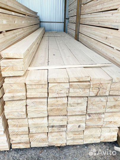 Доска обрезная 25х100х6000мм от производителя