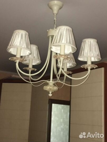 Люстра абажур плюс светильник