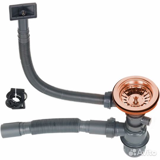 Мойка для кухни melana бронза D6545HC бронза