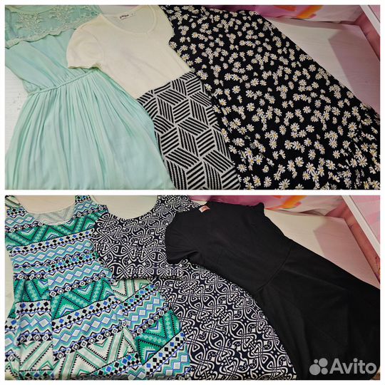 Огромный пакет (мешок) вещей на девочку от 152 р