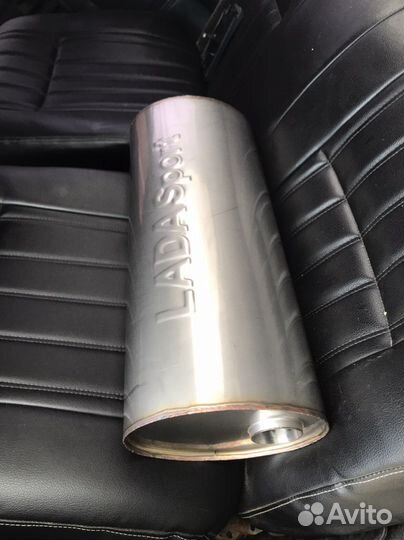 Задняя банка глушителя LADA kalina,гранта спорт