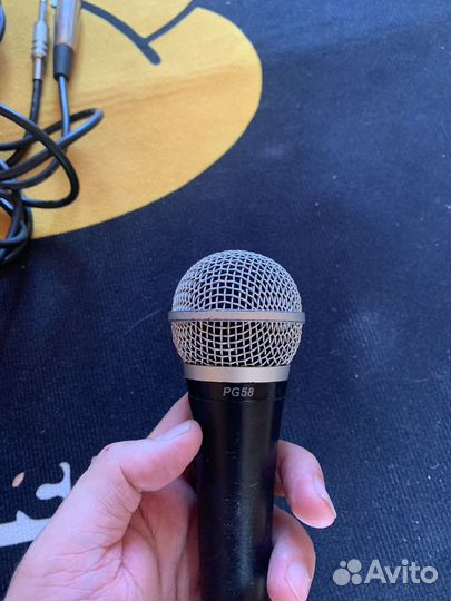 Микрофон shure PG58 оригинал