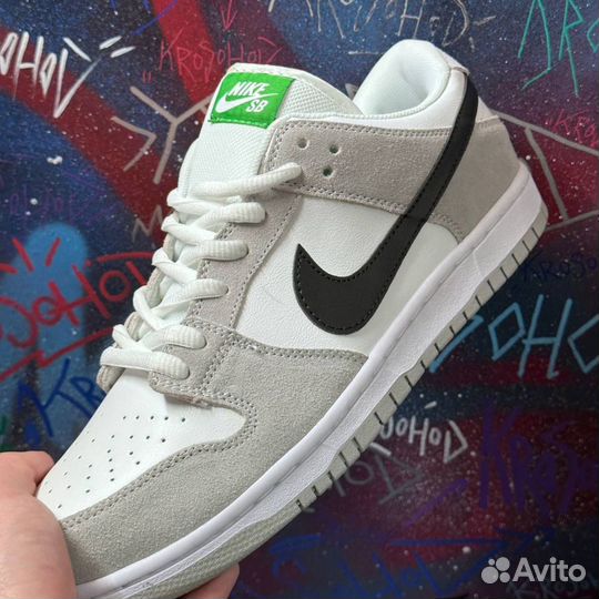 Кроссовки Nike SB dunk+Crocs в подарок