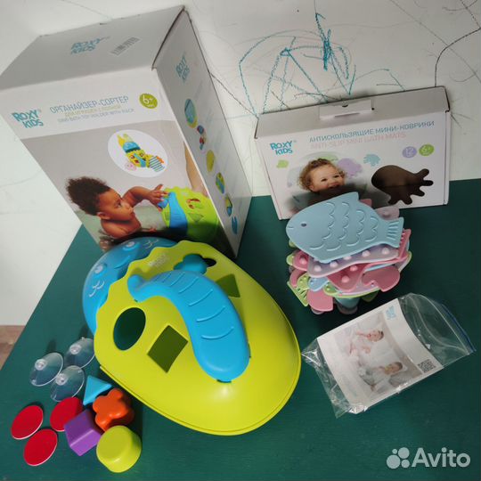 Сортер органайзер и коврики для ванны