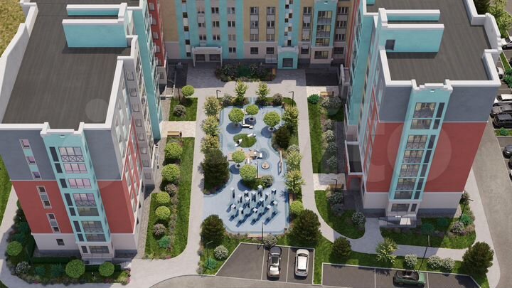 2-к. квартира, 79 м², 2/6 эт.