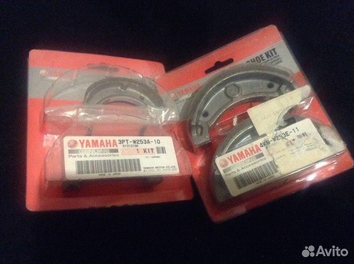 Оригинальные барабанные колодки Yamaha TT 250