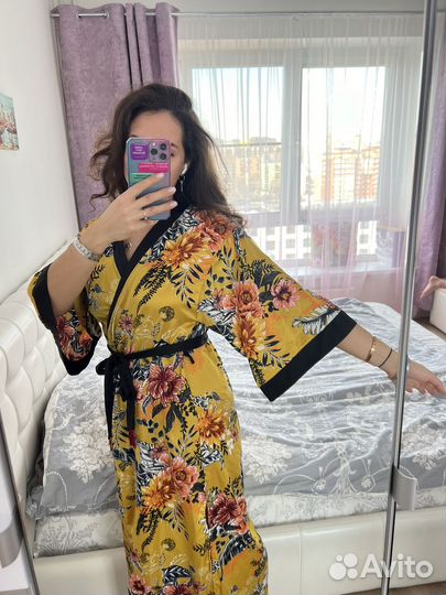 Халат кимоно женский