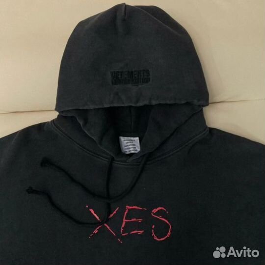 Худи Vetements XES oversize