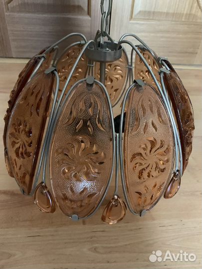 Светильник потолочный подвесной стеклянная