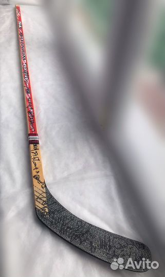 Клюшка с автографами Легенд хоккея