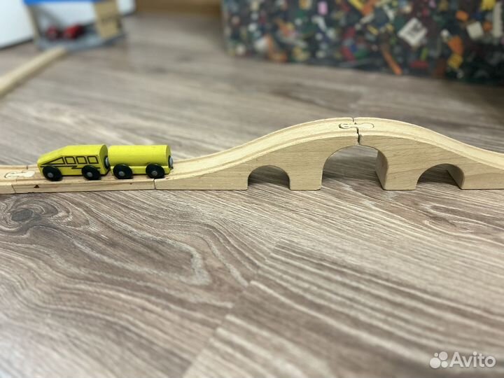 Железная дорога деревянная IKEA лиллабу оригинал