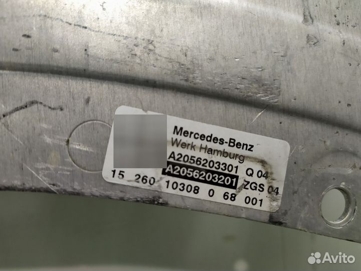 Панель передняя (телевизор) Mercedes-Benz C-Class