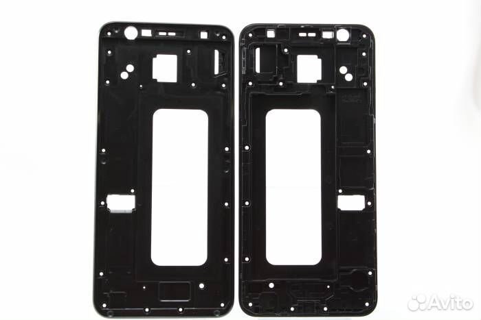 Рамка дисплея для Samsung J4+ Черная