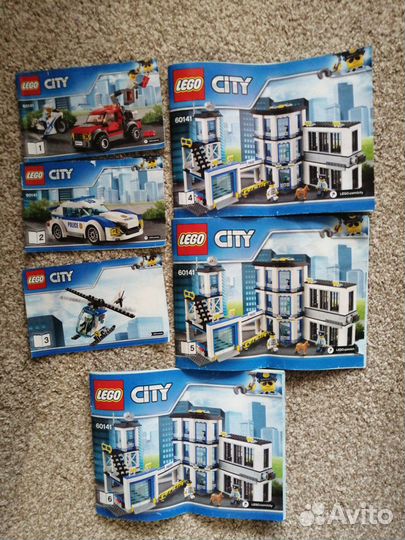 Lego City Полицейский участок 60141