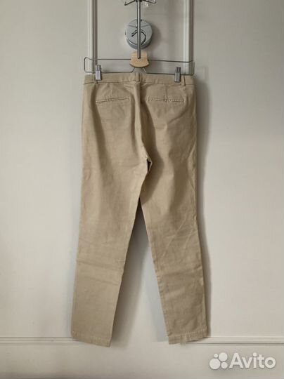 Бежевые брюки хлопок Zara XS