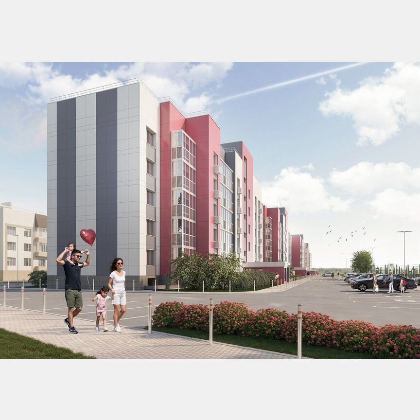 2-к. квартира, 54,3 м², 5/5 эт.