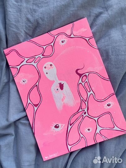 Картина абстракция акрил