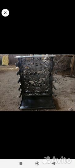 Вертикальный мангал