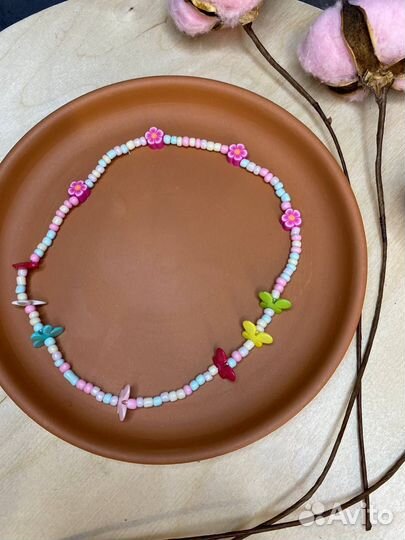 Чокер Украшение на шею из бисера