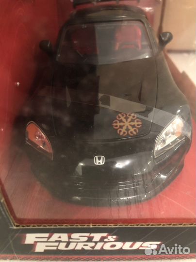 Jada форсаж 1:24 honda s2000