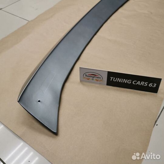 Лип спойлер крышки багажника - KIA Spectra Серебро