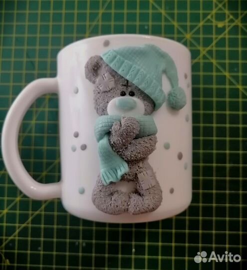 Кружка керамическая с декором