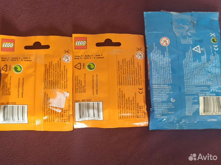 Lego Minifigures серия 4 и серия Дисней 2