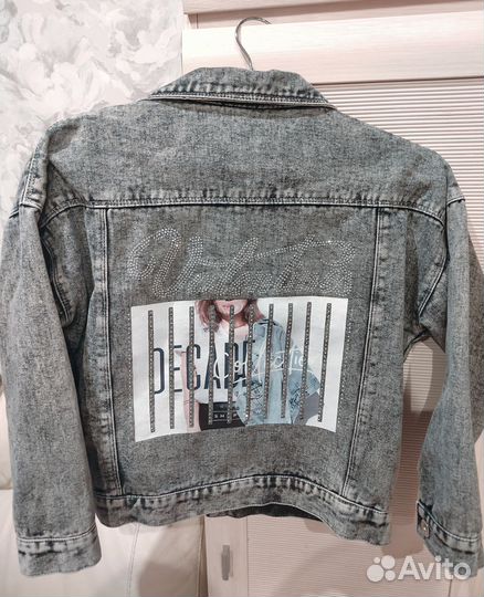 Джинсовая куртка для девочки