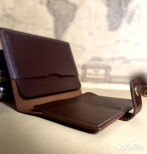 Обложка для документов из Кожи Ручной Работы